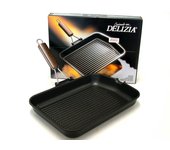 Sartén antiadherente delizia con asa plegable de 24 x 36 pulgadas y 30 pulgadas de alto y alto