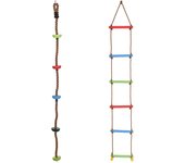 Juego de escalada con cuerda - 5 pasos