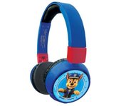 Pat 'patrouille cómodos auriculares 2 en 1 con bluetooth y cable plegables para niños con limitación de sonido - lexibook