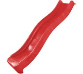 Axi sky220 tobogán con conexion de agua rojo - 220 cm | elemento adicional para torre de juegos infantiles | tobogán de agua / tobogán adicional para