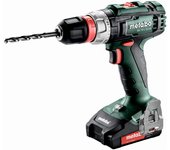 Metabo - taladro atornillador a batería 2x18v 2ah li-ion - bs 18 l quick