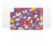 Don hierro - set de 2 bandejas de servir, 42 x 29 cm y 48 x 37 cm, aptas para lavavajillas.-