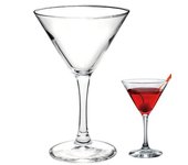 Copas de barman de vidrio transparente para martini cl17