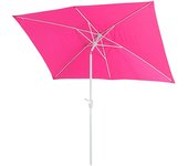 Sombrilla de jardín 2x3m rectangular basculante poliéster/aluminio 4,5kg rosa 04_0003895