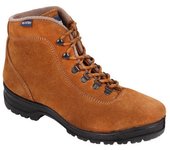 Bota trekking modelo nijar de piel de serraje color cámel con suela antideslizante - tallas de 39 a 46