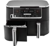 Freidora de aire de doble zona ninja af451eu max pro air fryer 9,5 l negro