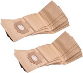 Vhbw 10x bolsa compatible con stihl se 120 aspiradora - papel, marrón