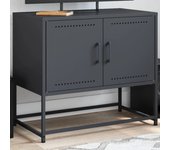 Vidaxl mueble para tv de acero gris antracita 68,5x39x60,5 cm