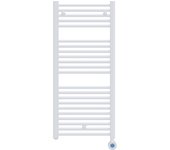 Fácula - radiador toallero eléctrico fluido blanco programable 700w | boost 2h | ventanas abiertas | bloqueo de teclado