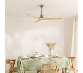 Wind wood - ventilador de techo 75w silencioso ø132 cm sin luz sin wifi