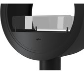 Chimenea de bioetanol de encimera incycle stand de 2 lados - diseño circular con doble fachada de 70 cm de diámetro