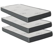 Colchón pack 3 viscoelástico litera 90x190x20/90x190x15/90x190x15
