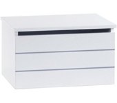 Baúl de juguetes mdf blanco 36.2x50.8x39.8cm