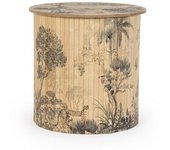 3x mesa de madera d.40x40h