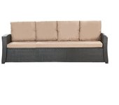 Cojines para sofá de exterior beige cojines para sofá cojines para banco de jardín de 4-3 plazas 180x60x50cm cojines para muebles de poliratán-mix