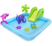 Bestway piscina hinchable parque de juegos acuario 239x206x86 cm +2 años jardin 53052