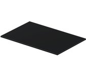 Duravit durasquare glass insert 47x38cm, para consolas metálicas 003115/ 003116, 0099698400, color: negro