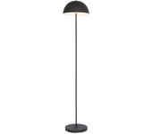 Lámpara de pie de exterior negra recargable regulable en 3 pasos - keira