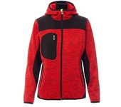Soft-shell de punto poliéster y soft-shell 300gr payper trip lady rouge/noir-jaune flu - 000454010303020l