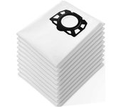 Paquete de 10 bolsas para aspiradoras karcher wd4, wd5, wd6, mv4, mv5 y mv6