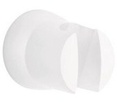 Soporte de ducha mural kludi para mangueras con tuerca cónica, 6305043-00, color: blanco