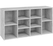 Banco para zapatos botas cómoda estante mueble de entrada almacenamiento 103 x 30 x 54,5 cm madera contra 02_0022970
