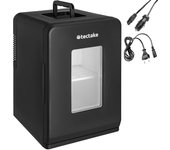 Tectake mini nevera portátil con función 2 en 1, 27 x 31 x 41 cm