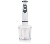 Set de batidora - domo - do1089m - 600 w - velocidad variable + turbo - batidora de mano, batidora, picadora, vaso graduado - blanca