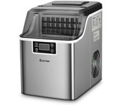 3,2 l máquina para cubitos de hielo doméstico, de 18 kg en 24 horas, automática eléctrica compacta portátil, sala de almacenamiento de hielo