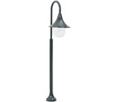 Vidaxl farola de jardín aluminio verde oscuro e27 120 cm