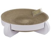 Kerbl rascador cama para gatos platinum blanco 35x35x10 cm