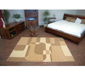 Alfombra karmel sepia marrón claro 200x300 cm