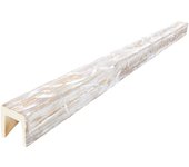Viga imitación madera 15cm de ancho x 15cm de alto x 3m de largo color decape medio decorativa de poliuretano vu0012d-m