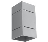 Sollux blocco - 1 pared a ras de luz gris claro, g9