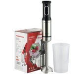 Magefesa tanzer - batidora de mano, 600w, 2 velocidades, vaso graduado de 600ml, 4 cuchillas de acero inoxidable, control de potencia, modo turbo