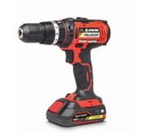 Taladro atornillador percutor a batería 18v, 2 bat. 2.0ah profesional, con 3 funciones pbl 2022 pk