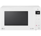 Horno microondas lg mh6535gdh superficie plana microondas con grill 25 l 1000 w blanco