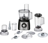 Bosch mcm3501m robot de cocina 2,3 l negro, acero inoxidable 800 w