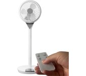 Ventilador de pie sintra motor dc 35w blanco