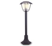 Farola solar retro negra led ip44, sensor de movimiento marca xanlite