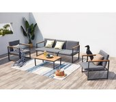 Tahina conjunto de jardín bajo de aluminio