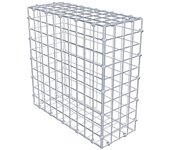 Gavión 50 cm x 50 cm x 20 cm (l x h x p), tamaño de malla 5 x 5 cm, anillo espiral - diámetro del cable 4 mm