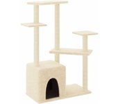 Torre para muebles de árbol para gatos, juguete para trepar, rascador, plataforma para trepar con postes 02_0022451