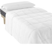 Nalui edredon 155 x 220cm warmy e200 blanco acolchado, 100% suave microfibra