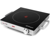 Placa vitroceramica portatil orbegozo pce 5000, cuepo acero inox,superficie de cristal templado