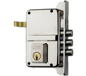 Azbe cerradura 8 hp cromo izda