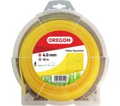Hilo para desbrozadora cuadrado nylon amarillo ø 4.0mm/32m oregon 69-478-y
