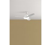 Fan riga wh ø120 dc 32w 3a + led 36wcct3k-6k dim