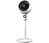 Ventilador de pie ozono blanco/negro 3 vel.40w 3aspas orientable, fijo y rotatorio 86x34x34cm
