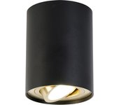 Foco de techo inteligente negro con dorado con wifi gu10 - rondoo up